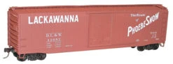 Accurail 50101 HO Scale 50' SteelBoxcar Kit Lackawanna DL&W 12057 - NOS