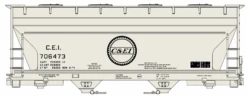 Accurail 81513 HO Scale ACF Covered Hopper Kit Chicago & Eastern Illinois C&EI 706473