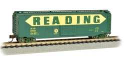 Bachmann Silver Series N Scale 19461 50' Boxcar Reading 19761