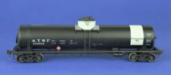 American Limited Models 1845 HO Scale GATC Welded Tank Car Santa Fe (White/Diesel) ATSF 101134
