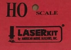 American Model Builders 375 HO Scale Etched Lavatory Window Diamond Pattern Branchine 10-1-2 & 12-1