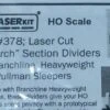 American Model Builders 378 HO Scale Partition Arches For Branchine Heavyweights(4 Pack)