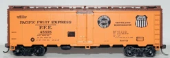 Athearn 1601 HO Scale 40' Steel Reefer (Blue Box Kit) Pacifc Fruit Express (UP/SP) PFE 44809 - NOS