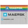 Athearn 17446 N Scale 40' High Cube Container (Rainbow) Maersk 3 Pack