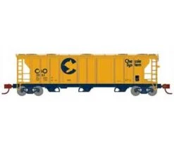 Athearn 28346 N Scale PS-2 2893 Covered Hopper Chessie System B&O 2052