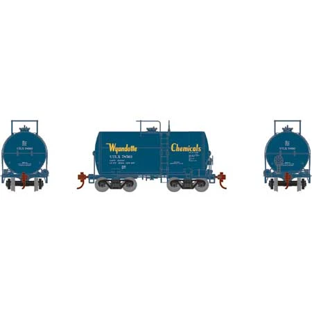 Athearn 97179 HO Scale NACC 8,000 Gallon Beer Can Tank Car Wyandotte UTLX 78563 2 Athearn 97179 HO Scale NACC 8,000 Gallon Beer Can Tank Car Wyandotte UTLX 78563 - Image 2