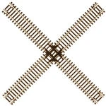 Atlas 2045 N Scale Code 55 90 Degree Crossing Track