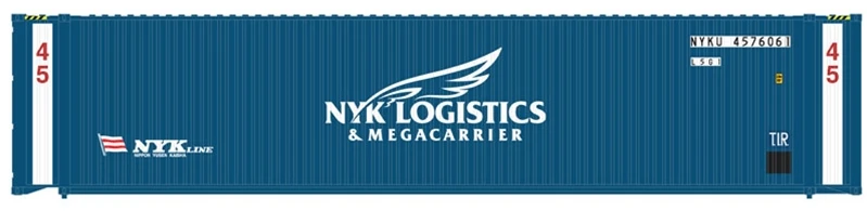 Atlas 50004978 N Scale 45' Intermodal Container 3-Pack NYK Logistics #2 1 Atlas 50004978 N Scale 45' Intermodal Container 3-Pack NYK Logistics #2