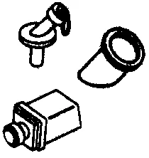 Cal Scale Superdetail 431 HO Scale 3 Piece Diesel Fuel Filler Set