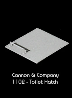 Cannon & Company 1102 HO Scale EMD Low Nose Toilet Hatch