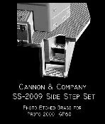 Cannon & Company 2009 HO Scale Photo-Etched Brass Engine Step Set For Proto 2000 GP60