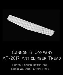 Cannon & Company 2017 HO Scale Anticlimber Safety Tread Fits #2102 Full Width Anticlimber (6-Pack)