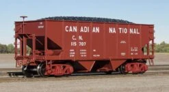 Fox Valley Models 15011 HO Scale USRA 55-Ton 2-Bay Open Hopper Canadian National CN 116252
