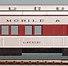 IHC 49306 HO Scale Heavyweight 8-1-2 Sleeper "The Rebel" GM&O "Lake Selby" - NOS
