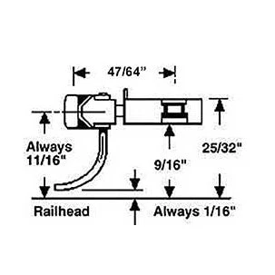 Kadee 743 O Scale Type E Short Centerset Metal Couplers With Plastic Gear Boxes 2 Kadee 743 O Scale Type E Short Centerset Metal Couplers With Plastic Gear Boxes - Image 2