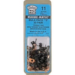 Model Trains Shop 18 Kadee HO Scale #11, Bulk Pack Kadee #5 Couplers (20 Pair)