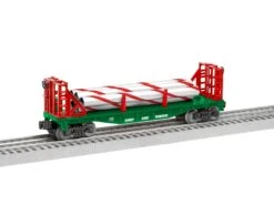 Lionel 2128050 O Gauge Candy Cane Flatcar
