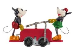 Lionel 2335190 O Gauge Mickey And Minnie Handcar - Red -Model Trains Shop lionel 2335190 o gauge and minnie handcar red 6
