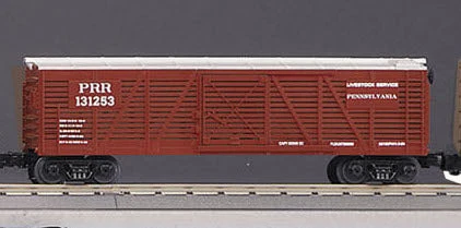 MTH RailKing 30-7007B O Gauge Stock Car Pennsylvania PRR 131253 - NOS 1 MTH RailKing 30-7007B O Gauge Stock Car Pennsylvania PRR 131253 - NOS