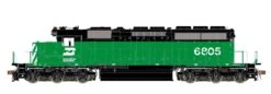 ScaleTrains Rivet 38786 HO Scale EMD SD40-2 Burlington Northern BN 6805 - DC