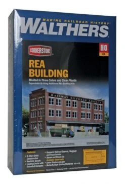 Walthers 933-3095 HO Scale Railway Express Agency REA Transfer Building Kit -Model Trains Shop walthers 933 3095 ho scale railway express agency rea transfer building kite