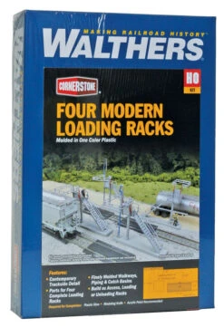 Walthers 933-4037 HO Scale Modern Loading Racks (Transloading) Kit -Model Trains Shop walthers 933 4037 ho scale modern loading racks kit 5