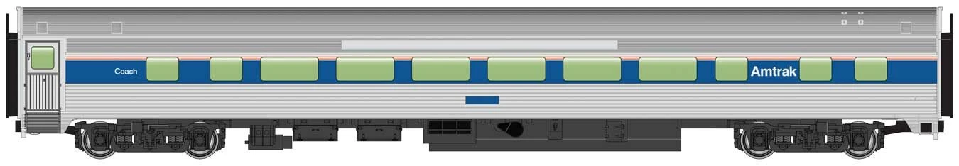 Walthers Mainline 910-30013 HO Scale 85' Budd Large Window Coach Amtrak Phase IV 1 Walthers Mainline 910-30013 HO Scale 85' Budd Large Window Coach Amtrak Phase IV