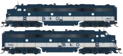 Walthers Proto 920-42908 HO Scale EMD E8A-A Diesel Baltimore & Ohio B&O 1462/1466 DCC LokSound