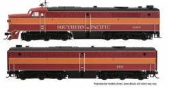 Walthers Proto 920-43704 HO Scale ALCo PA-B Diesel Set "Daylight Scheme" T&NO SP 200/203 LokSound