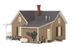 Woodland Scenics BR4926 N Scale Built Up Structure - Granny's House -Model Trains Shop woodland scenics br4926 n scale built up structure granny s house b