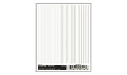 Woodland Scenics DT514 Dry Transfer Decals - Stripes, White
