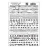 Woodland Scenics MG720 Model Graphics, Gothic Letters, Black